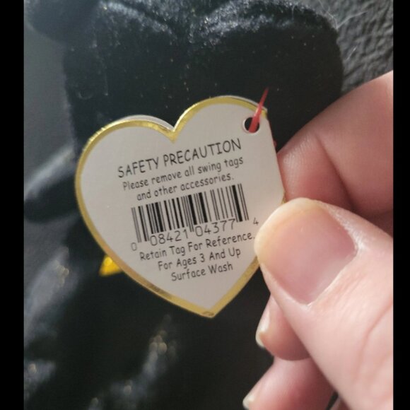 TY Beanie Baby HAUNT the HALLOWEEN BEAR - Picture 4 of 7